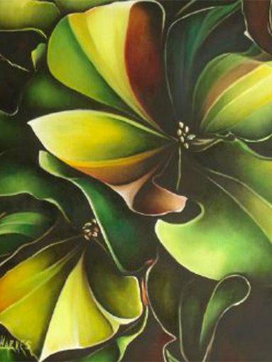Floral Art in Oils