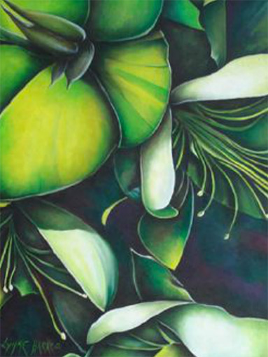Floral Art in Oils