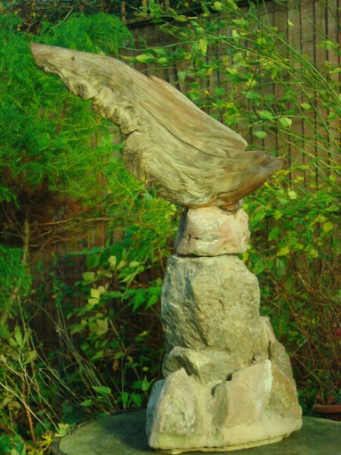 Bird Sculptures in Wood