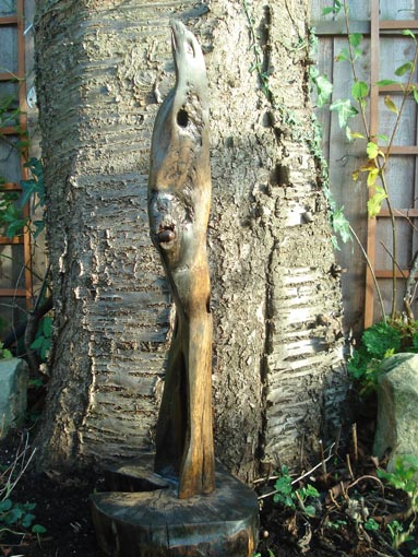 Bird Sculptures in Wood