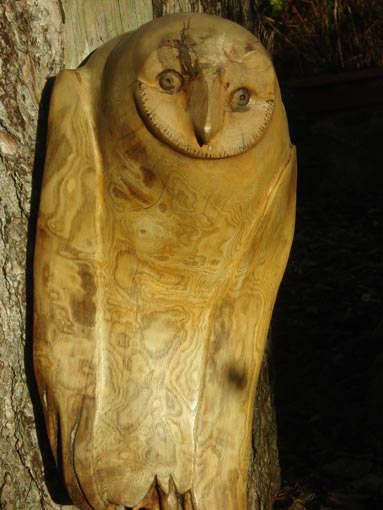 Bird Sculptures in Wood